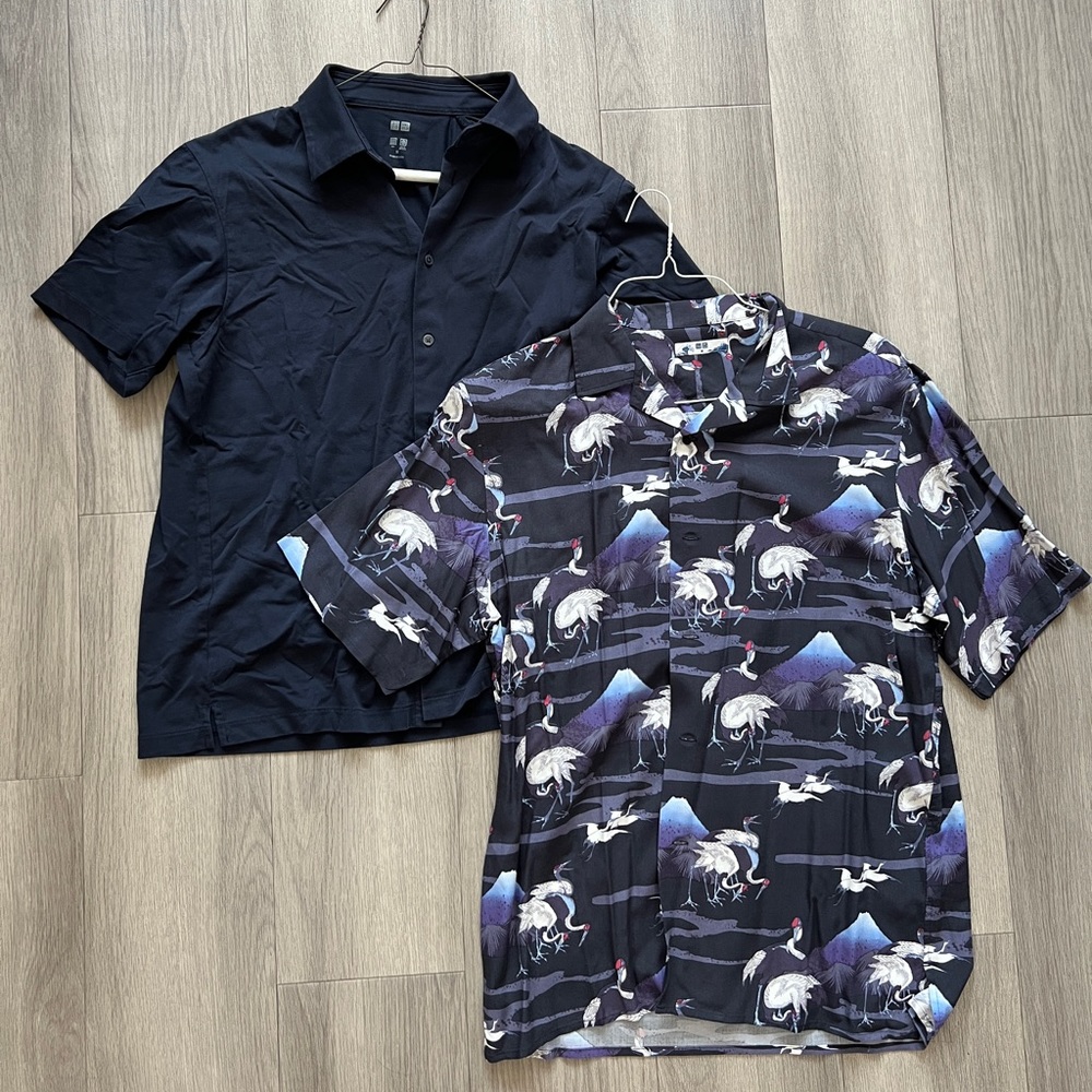 Uniqlo men shirt bundles - M